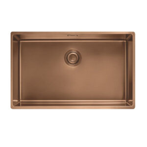 Cuba de Embutir e Sobrepor Masterpiece Cobre Franke 68,5x41 c/ Acessórios