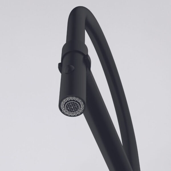 Misturador Monocomando de mesa Icon Semi-Pro Black Matte
