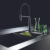 Misturador Monocomando de mesa Icon Semi-Pro Black Matte