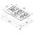 Cooktop a Gás Inox Franke FHMA 905 - 88x51 c/ 5 Queimadores
