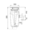 Triturador de Resíduos de Alimentos Franke Slim 125 1 1/4 HP 220V