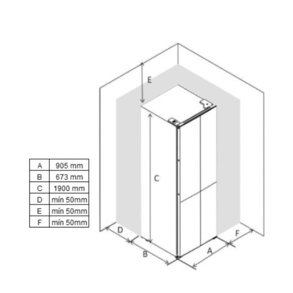 Refrigerador Franke Total No-Frost Multidoor Freestanding 600 Litros