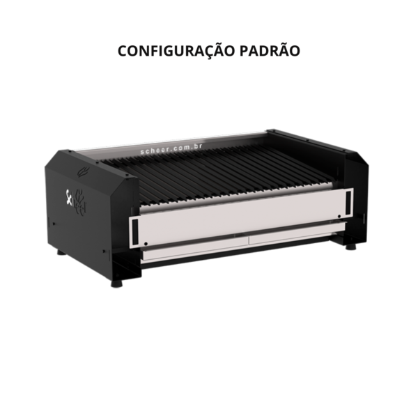 Parrilla Portátil Inox 430 Scheer Porteña