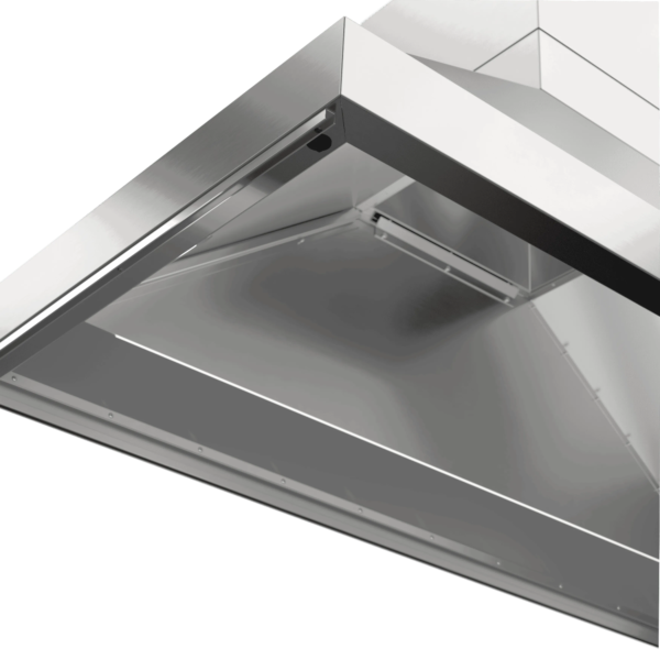 Coifa Central Trapezoidal em Inox Scheer