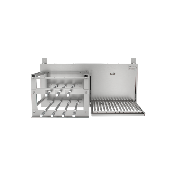 Churrasqueira Rotativa e Grelha Automática Scheer DUE 600