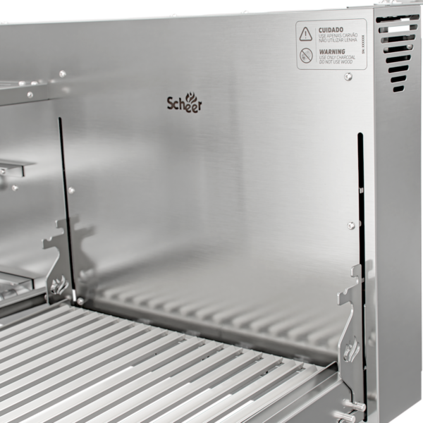 Churrasqueira Rotativa e Grelha Automática Scheer DUE 600