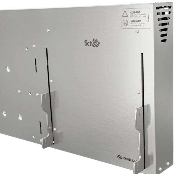 Churrasqueira Rotativa com Grelha Scheer I9 DUE 600