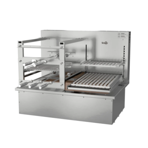 DUE600_COOKTOP_Comercial_01_Perspectiva_Dir-1.png Churrasqueira Rotativa e Grelha Automática para Bancada Cooktop Scheer DUE 600