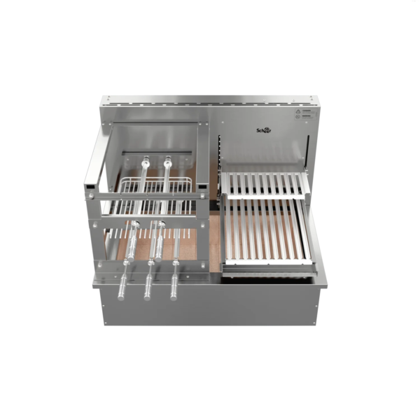 Churrasqueira Rotativa e Grelha Automática para Bancada Cooktop Scheer DUE 600