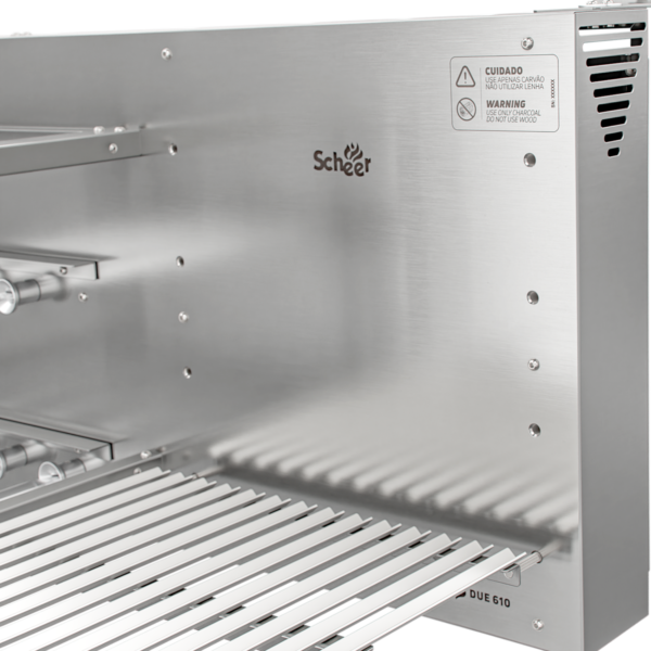 Churrasqueira Rotativa com Grelha Scheer DUE 610