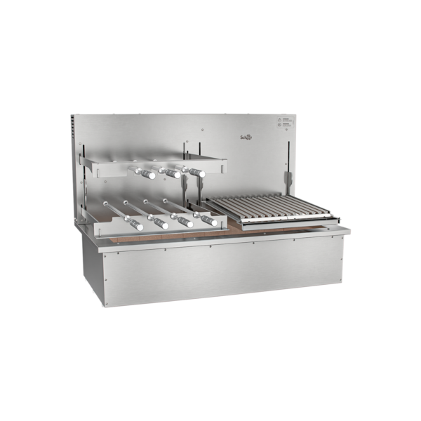 Churrasqueira Rotativa com Grelha Automática para Bancada Cooktop Scheer I9 DUE 605