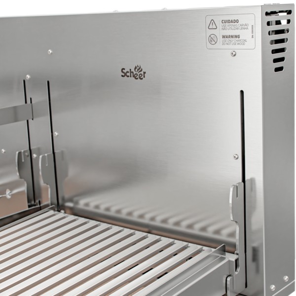 Churrasqueira Rotativa com Grelha Automática para Bancada Cooktop Scheer I9 DUE 605