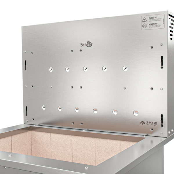 Churrasqueira Rotativa para Bancada Cooktop Scheer I9 RC 550