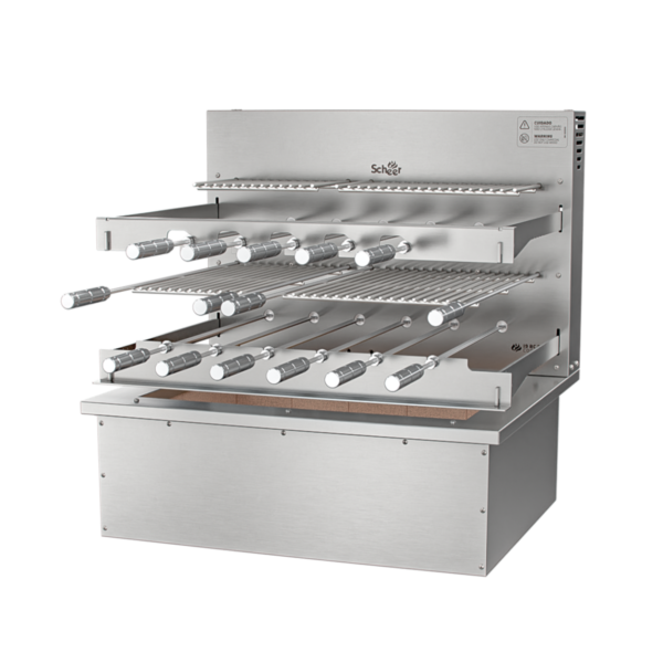 Churrasqueira Rotativa para Bancada Cooktop Scheer I9 RC 550