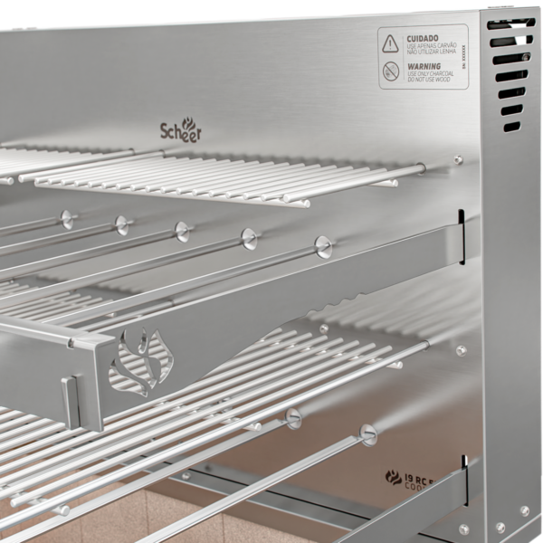 Churrasqueira Rotativa para Bancada Cooktop Scheer I9 RC 550