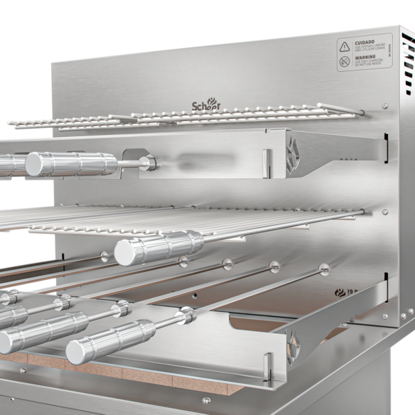 Churrasqueira Rotativa para Bancada Cooktop Scheer I9 RC 550