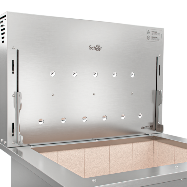 Churrasqueira Rotativa com Grelha Automática para Bancada Cooktop Scheer I9 RC 850