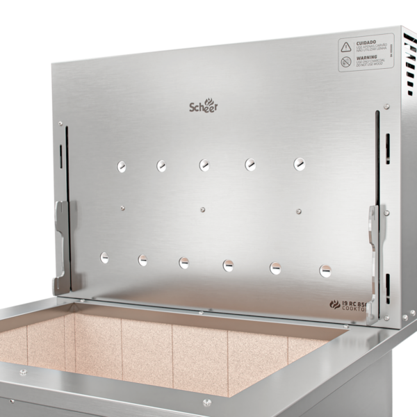 Churrasqueira Rotativa com Grelha Automática para Bancada Cooktop Scheer I9 RC 850