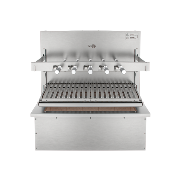 Churrasqueira Rotativa com Grelha Automática para Bancada Cooktop Scheer I9 RC 850