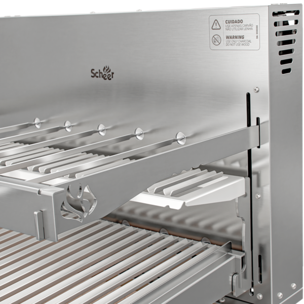 Churrasqueira Rotativa com Grelha Automática para Bancada Cooktop Scheer I9 RC 850