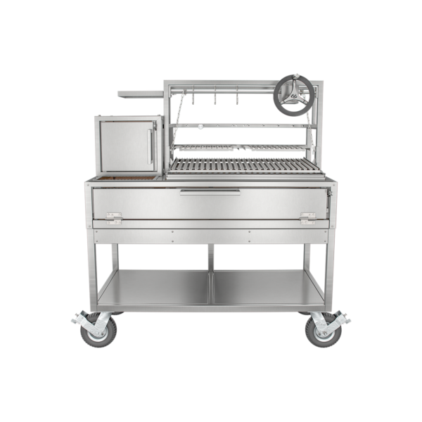 Parrilla com Braseiro Scheer La Pampa 902 com Carrinho Móvel