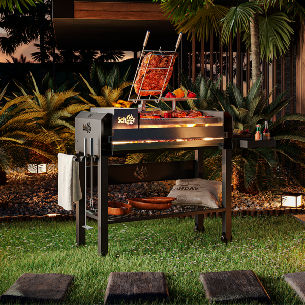 Parrilla Portátil Inox 430 Scheer Porteña