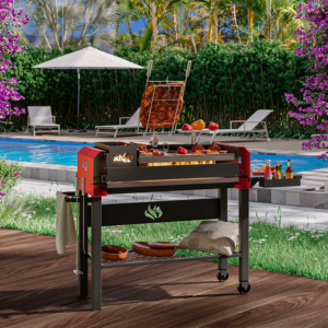 Parrilla Portátil Aço Carbono Epoxi Scheer Porteña