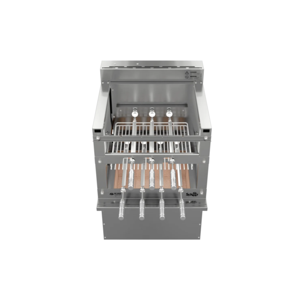 Churrasqueira Rotativa com Grelha Automática para Bancada Cooktop Scheer RC 850