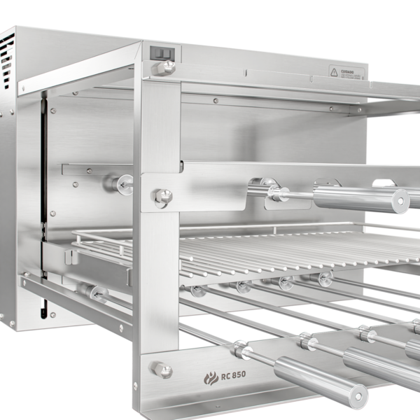 Churrasqueira Rotativa com Grelha Automática Scheer RC 850
