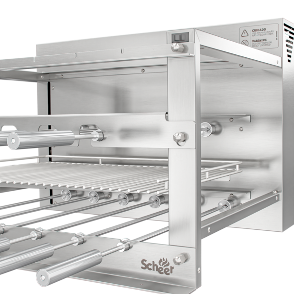 Churrasqueira Rotativa com Grelha Automática Scheer RC 850