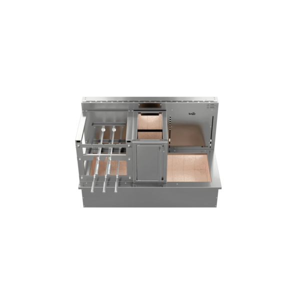 Churrasqueira Rotativa com Braseiro e Grelha Automática para Bancada Cooktop Scheer TRE 900
