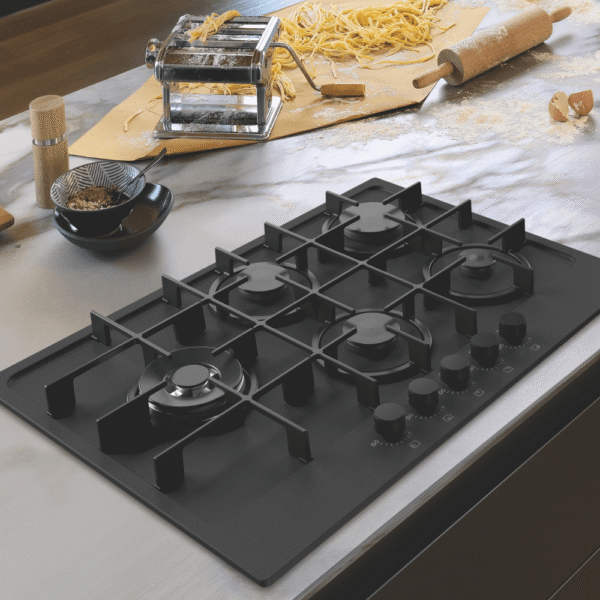 Cooktop a Gás Franke Preto Esmaltado Black Matte FHMA 73x51