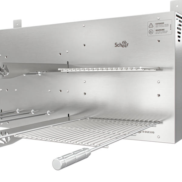 Churrasqueira Rotativa com Grelha Scheer I9 DUE 610