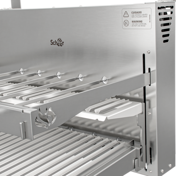 Churrasqueira Rotativa com Grelha Automática Scheer I9 RC 850